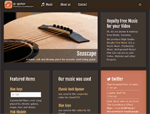 Tablet Screenshot of aj-guitar.com